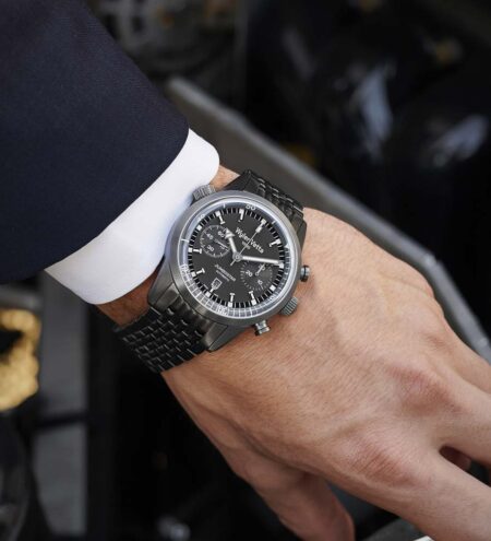 Jumbostar crono orologio wyler vetta indossato orologeria villini