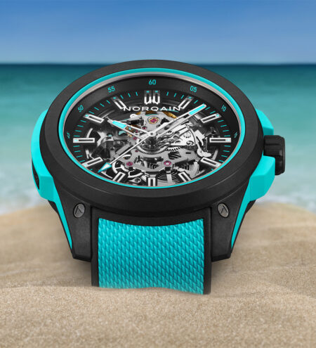 Orologio Norquain NNQ3000QNX1LAX001 WildONE Skeleton 42mm Turquoise